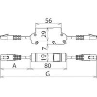 DEHN 929100 DPA M CAT6 RJ45S 48 Overspanningsveilige afleider Overspanningsbeveiliging voor: Verdeelkast, Netwerk (RJ45) 10 kA 1 stuk(s) - thumbnail