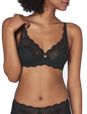 Beugel BH Amourette 300 W - Kanten bh met transparante cups - Doorschijnend - Doorzichtige bh