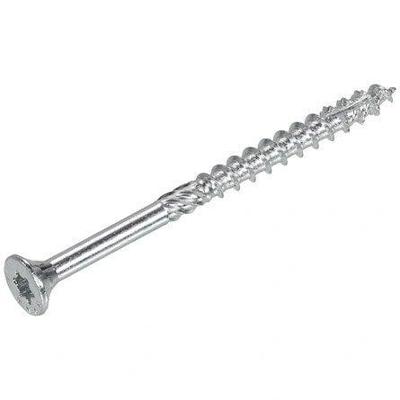 Dynaplus constructieschroef [100x] - VZ - platkop - TX-30 - 6.0x130/70mm