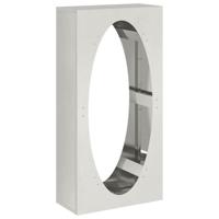 Brandhoutrek 50x23x100 cm roestvrij staal - thumbnail