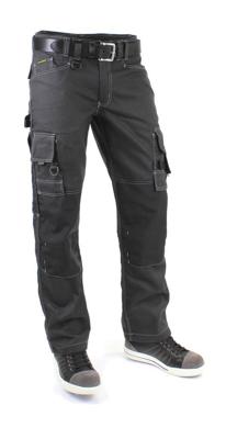 Tricorp worker canvas met cordura - Workwear - 502009 - donkergrijs/zwart - maat 52
