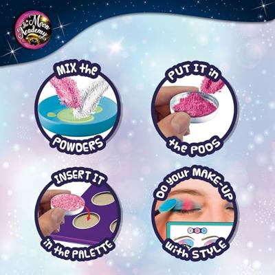 Oogschaduw - Creatieve vrijetijdsset - THE MOON ACADEMY - Onderdelen voor oogschaduw, oogschaduwdoosjes