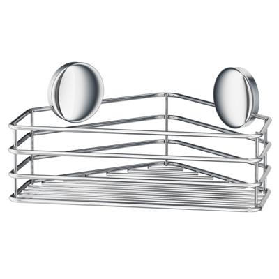 Smedbo Beslagsboden hoekdouchemand - 25x7x20cm - zelfklevend - RVS Gepolijst Edelstaal B1201