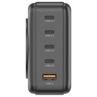 VOLTCRAFT UC-4C1A240W01 USB-oplader 240 W 4x USB-C, 1x USB-A USB PD 3.0 Zwart GaN, USB Power Delivery (USB-PD), Snellader - thumbnail