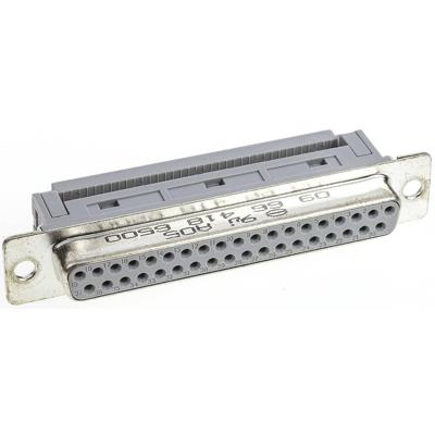 HARTING 09664186500 D-sub female connector 180 ° Aantal polen: 37 Snijklem 1 stuk(s)