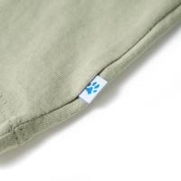 Kindershirt skateprint 128 lichtkakikleurig - thumbnail