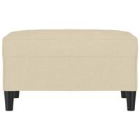 Voetenbank 70x55x41 cm stof crmekleurig - thumbnail