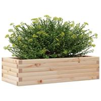 VidaXL Plantenbak 90x40x23 cm massief grenenhout - thumbnail