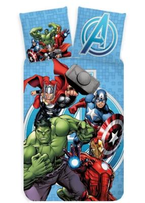 Marvel Avengers Dekbedovertrek Blauw - 140 x 200 cm - 70 x 90 cm Marvel Avengers Dekbedovertrek Blauw - 140 x 200 cm - 70 x 90 cm