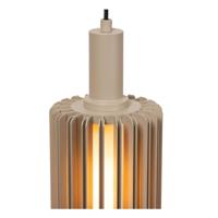Lucide LAMBRES - Hanglamp - 5xE27 - Taupe - thumbnail