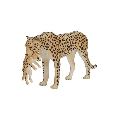 Mojo wildlife cheetah vrouwtje met welp 387167