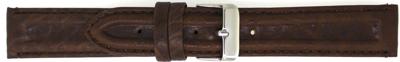 Horlogeband Universeel 891.02.20 Leder Donkerbruin 20mm Horlogeband Universeel 891.02.20 Leder Donkerbruin 20mm