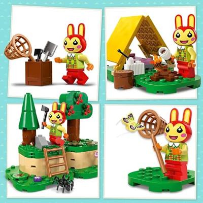 LEGO animal crossing 77047 kamperen met bunnie - thumbnail