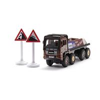 Siku 1686 hs schoch 8x8 man truck trial + 2 borden - thumbnail
