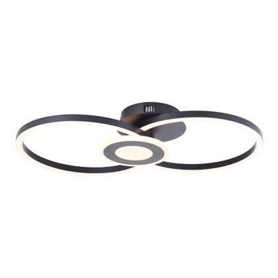 Brilliant PlafondlampBray rond zwart - G99904A06