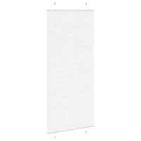 Pliss rolgordijn 90x200 cm stofbreedte 89,4 cm polyester wit - thumbnail