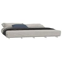 Bedframe massief grenenhout wit 180x200 cm - thumbnail