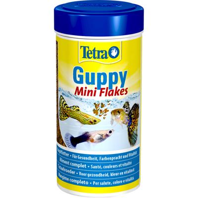 Tetra Guppyvoer Mini 250ml - Compleet Hoofdvoeder voor Guppy&apos;s en Tandkarpers, Kleurversterkend - thumbnail