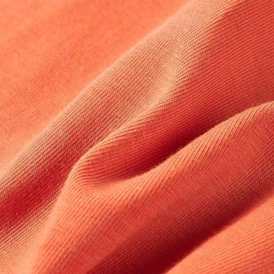 Kindershirt met lange mouwen berenprint 140 oranjebruin