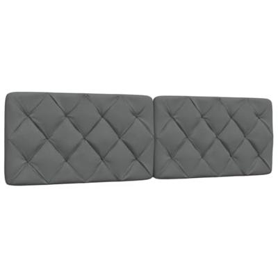 Bedframe zonder matras stof donkergrijs 180x200 cm