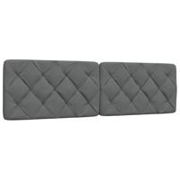 Bedframe zonder matras stof donkergrijs 180x200 cm - thumbnail