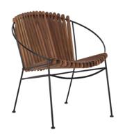 MUST Living Fauteuil 'Portofino' Teakhout - thumbnail