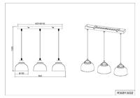 Trio Eettafel hanglampPunch - R30813032 - thumbnail