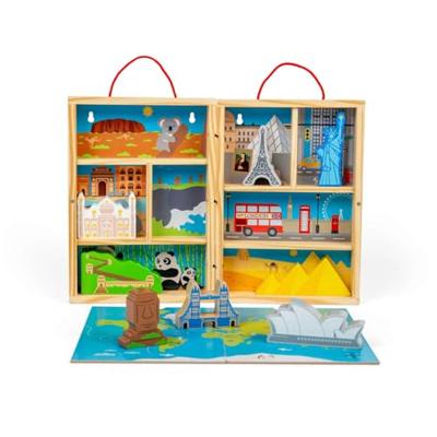 Bigjigs houten reis speelset, 10dlg.