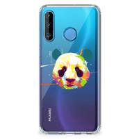 Huawei P30 Lite Stevig | Bumper Hoesje | Panda Color - thumbnail