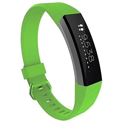 FitBit Alta HR siliconen bandje met gesp - Maat: Large - Groen FitBit Alta HR siliconen bandje met gesp - Maat: Large - Groen