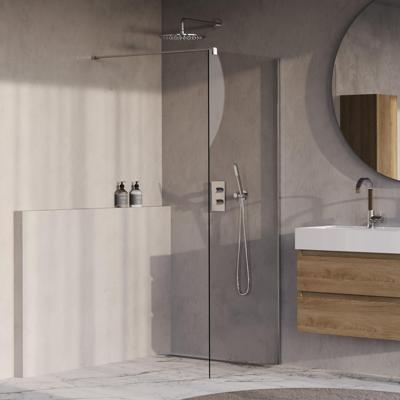 BRAUER Oblivion Inloopdouche - 80x200cm - glascoating - helder glas - Chroom GS-OBI1H80200CE