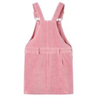 Kindertuinjurk 104 ribfluweel lichtroze - thumbnail