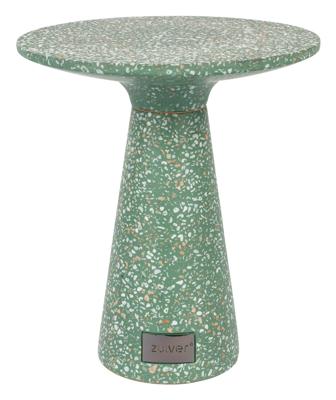 Zuiver Ronde Bijzettafel 'Victoria' Terrazzo, 41cm, kleur Groen Zuiver Ronde Bijzettafel 'Victoria' Terrazzo, 41cm, kleur Groen