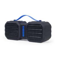 Draagbare Bluetooth speaker Zwart/blauw - thumbnail