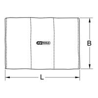 KS Tools 610.3399 Vlambeschermingsmat 1500 x 2000 mm - thumbnail