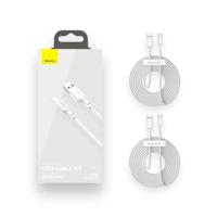 Baseus TZCATZJ-02 USB-kabel 1,5 m USB A USB C Wit - thumbnail