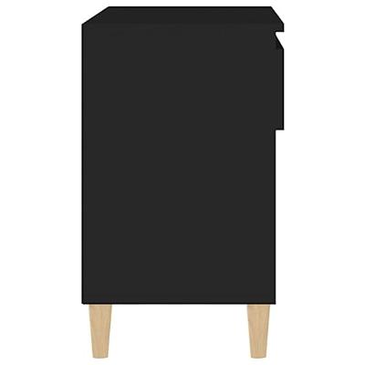 VidaXL Schoenenkast 70x36x60 cm bewerkt hout zwart