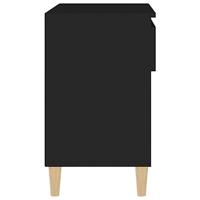 VidaXL Schoenenkast 70x36x60 cm bewerkt hout zwart - thumbnail