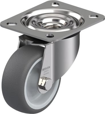 Blickle LEX-PATH 80G Zwenkwiel Wieldiameter: 80 mm Draagvermogen (max.): 150 kg 1 stuk(s) Blickle LEX-PATH 80G Zwenkwiel Wieldiameter: 80 mm Draagvermogen (max.): 150 kg 1 stuk(s)