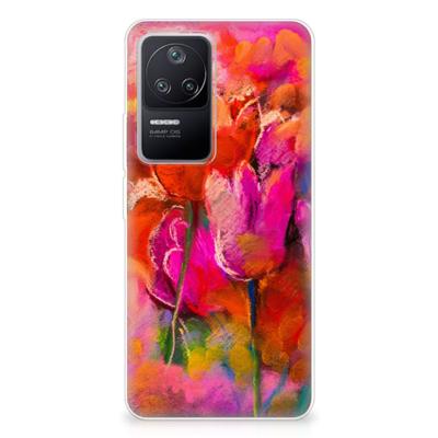 Smartphone hoesje Xiaomi Poco F4 Tulips Smartphone hoesje Xiaomi Poco F4 Tulips