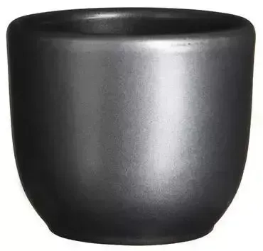 Bloempot Pot rond tusca 6.5 x 7.5 cm antraciet Mica - Mica decorations