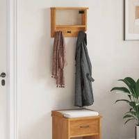 Wandkapstok SANDNES 45x12x35 cm massief grenenhout - thumbnail