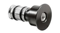 Ergotec Spiegel adapter stuur zijkant M-88/M-99 Alu zwart - thumbnail