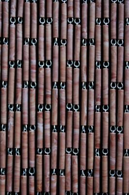 Sunarts kant en klaar vliegengordijn 90 x 210 Verspringend bruinvlam model 046 Sunarts kant en klaar vliegengordijn 90 x 210 Verspringend bruinvlam model 046