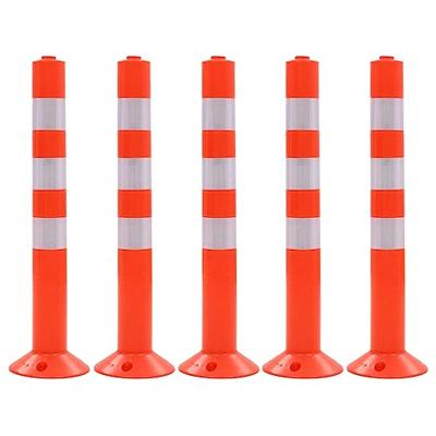 VidaXL Verkeerspalen 75 cm kunststof 5 st VidaXL Verkeerspalen 75 cm kunststof 5 st