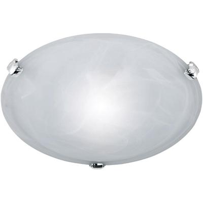 LED Plafondlamp Rond Mat Nikkel - E27 Fitting - Aluminium