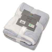 Espoo licht grijs met sherpa150x200cm - thumbnail