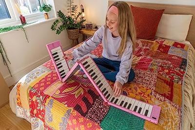 Carry-On Folding Piano Pink opvouwbare piano 88 toetsen Carry-On Folding Piano Pink opvouwbare piano 88 toetsen