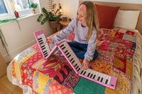 Carry-On Folding Piano Pink opvouwbare piano 88 toetsen - thumbnail