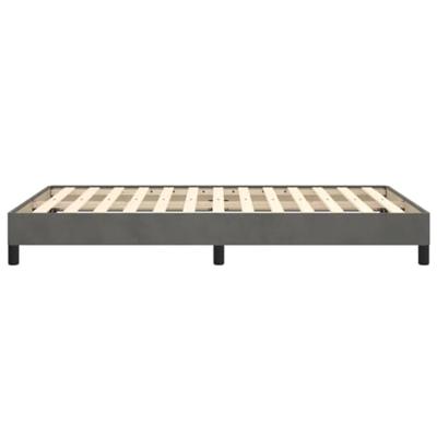 Bedframe zonder matras 120x200 cm fluweel donkergrijs